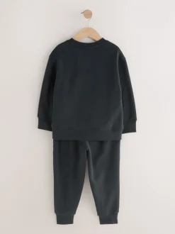 Next - Pyjama simple en laine polaire (3-16yrs) Noir New