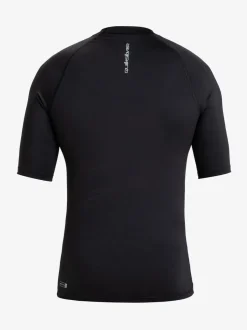 Quiksilver Noir - Rash gilet UPF50 à manches courtes