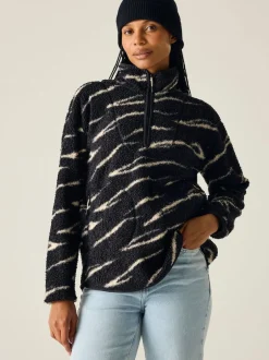 Regatta Noir - Polaire Frankie Borg à demi-fermeture éclair Sale