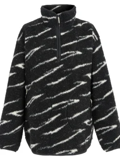 Regatta Noir - Polaire Frankie Borg à demi-fermeture éclair Sale