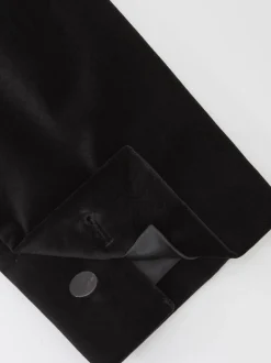 Reiss Noir - Apsara Blazer en velours à boutonnage simple habillé Discount