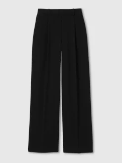 Reiss Noir - Pantalon en sergé Eden à taille élastiquée Ample