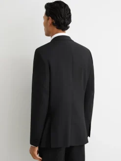 Reiss Noir - Revers en pointe - Veste de smoking Poker à simple boutonnage habillé Best