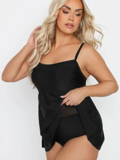 Yours Curve Noir - Robe de bain Navy