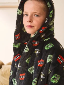 Next Noir - Robe en polaire Minecraft (5-16ans) Sale