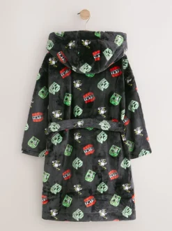 Next Noir - Robe en polaire Minecraft (5-16ans) Sale