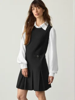 Next Noir - Robe Tablier en maille à superpositions Hot