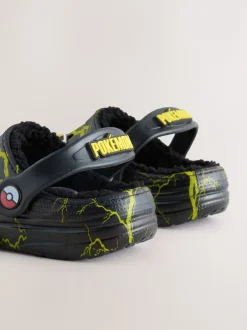 Next Noir - Sabots chaussons doublés chauds Pokemon Outlet