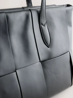 Next Noir - Sac à bandoulière tissé New