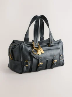 Next Noir - Sac à main à boucle Charm Hot