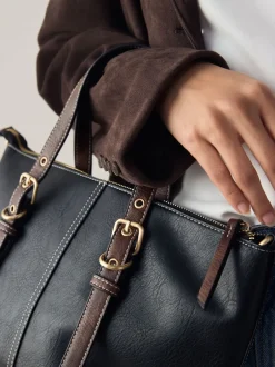 Next Noir - Sac à main avec boucle Sale