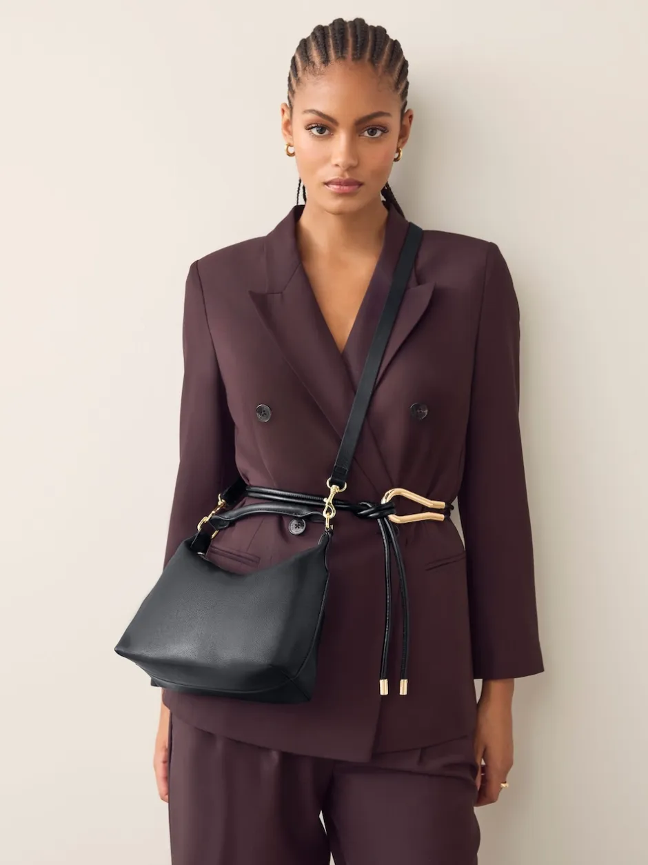 Next Noir - Sac à main fendu en cuir Best