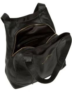 Pure Luxuries London - Sac à main Colette en cuir Noir Clearance