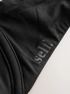 self. Noir - Scoop lissant Soutiens-gorge Sale