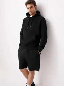 Next Noir - Short à poche zippée en jersey brossé Best