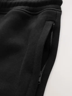 Next Noir - Short à poche zippée en jersey brossé Best