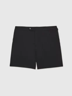Reiss Noir - Short de bain Sun avec pattes d'ajustement sur les côtés Hot