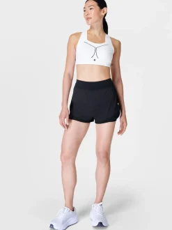 Sweaty Betty Noir - Short de course Betty Tempo en sueur