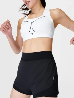 Sweaty Betty Noir - Short de course Betty Tempo en sueur