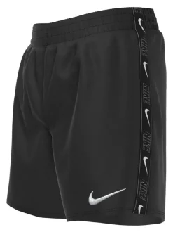 Nike Noir - Short de volley Swim Logo Tape 4 Inch Online
