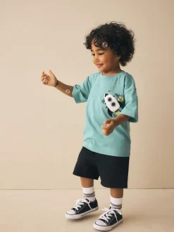 Next - Short en jersey (3mths-7yrs) Noir Outlet