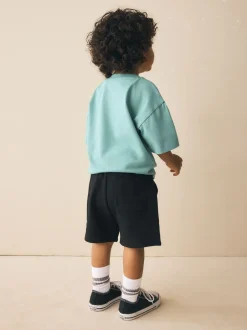Next - Short en jersey (3mths-7yrs) Noir Outlet