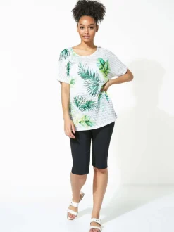 Roman - Short stretch longueur genoux Noir Clearance