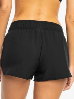 Roxy Noir - Short Wave 2 pouces avec logo Outlet