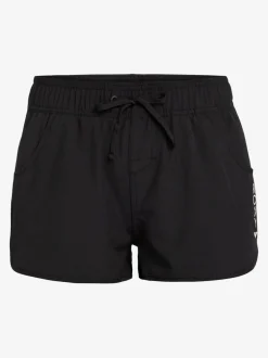 Roxy Noir - Short Wave 2 pouces avec logo Outlet