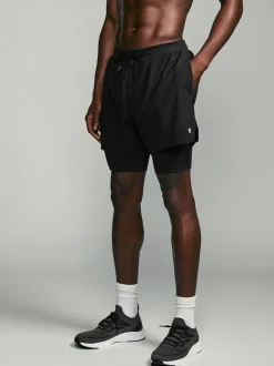 Next Noir - Shorts Active 2-en-1 Online