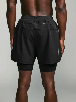 Next Noir - Shorts Active 2-en-1 Online