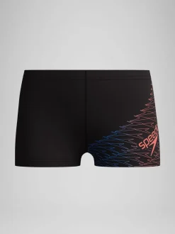 Speedo Noir - Shorts de bain Medley Logo Aqua Hot