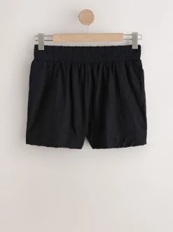 Next Noir - Shorts en jersey froncé Best