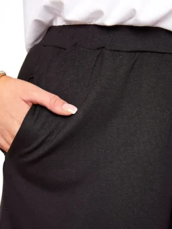 Yours Curve Noir - Shorts en jersey New