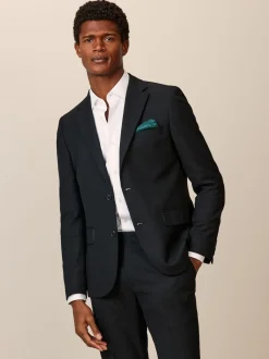 Next Noir - - Veste de costume texturée Skinny Fit (Skinny Fit) Discount