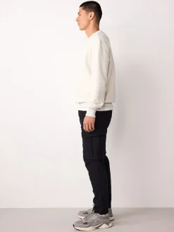 Next Noir - - Pantalon cargo stretch en coton Skinny Fit (Skinny Fit) Outlet