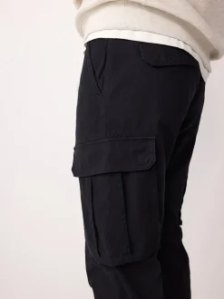 Next Noir - - Pantalon cargo stretch en coton Skinny Fit (Skinny Fit) Outlet