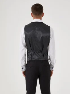 Skopes Noir - Milan Scoop Coupe ajustée Costume Gilet Online