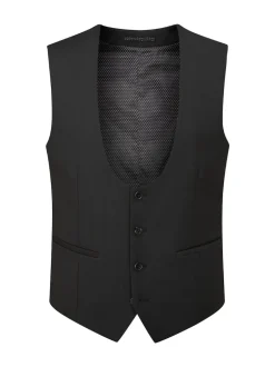 Skopes Noir - Milan Scoop Coupe ajustée Costume Gilet Online