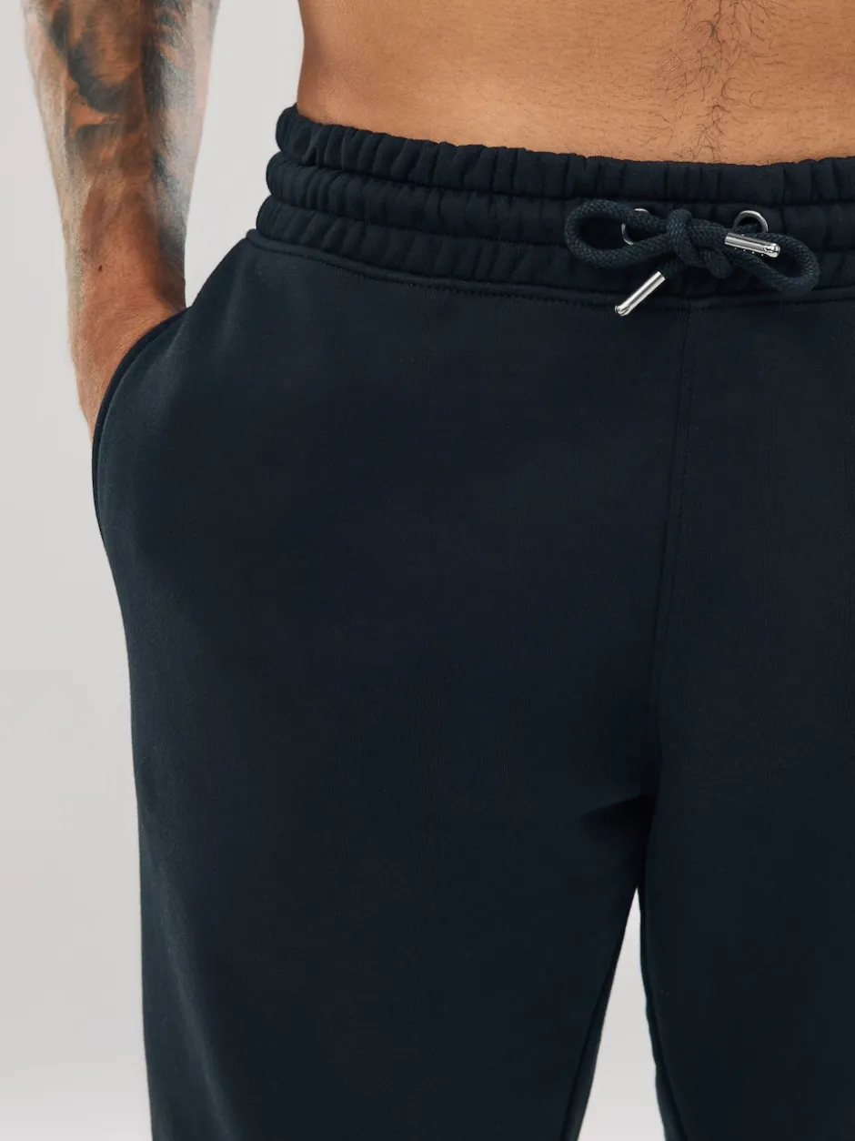 Next Noir - Slim Fit (Slim Fit) - Pantalon de Joggings en coupe ajustée à dos brosse Discount