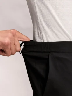 Next Noir - Slim Fit (Slim Fit) - Pantalons extensibles à taille élastiquée Motionflex New