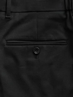 Next Noir - Slim Fit (Slim Fit) - Pantalons extensibles à taille élastiquée Motionflex New