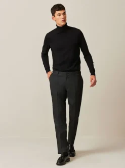 Next Noir - Slim Fit (Slim Fit) - Pantalon intelligent texturé Online