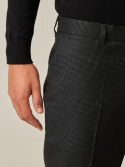Next Noir - Slim Fit (Slim Fit) - Pantalon intelligent texturé Online