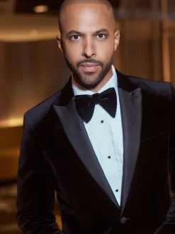 Next Noir - Slim Fit (Slim Fit) - Blazer Signature Pontoglio en velours italien Sale