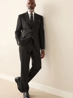 Next Noir - Slim Fit (Slim Fit) - Veste de costume Signature Nova Fides en 100% laine italienne