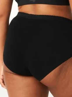 Sloggi Noir - Slip de contrôle Discount