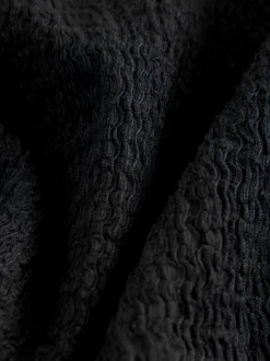 Next Noir - Slip dress texturée en jersey Clearance