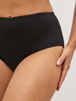 Next Noir - Slips de période en coton à flux moyen Best