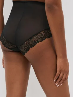 Next Noir - Slips gainants fermes pour le contrôle du ventre Culotte taille haute Clearance